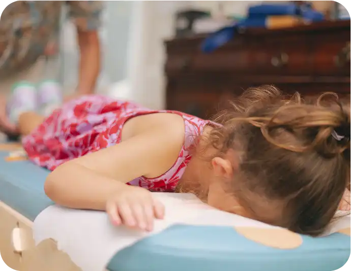 Dr. Cindy with baby patient